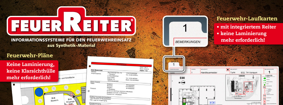 FeuerReiter&reg;-InfoSysteme für den Feuerwehreinsatz